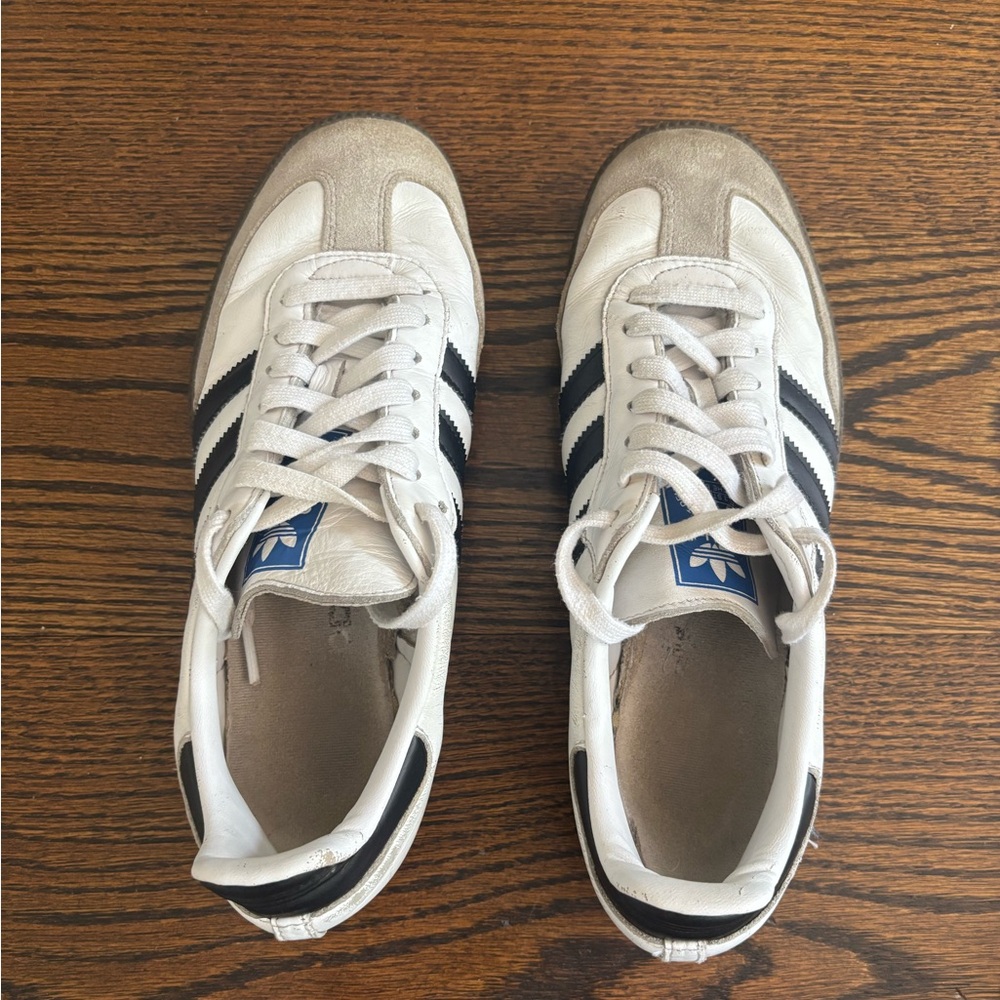 adidas White and Black Sneakers